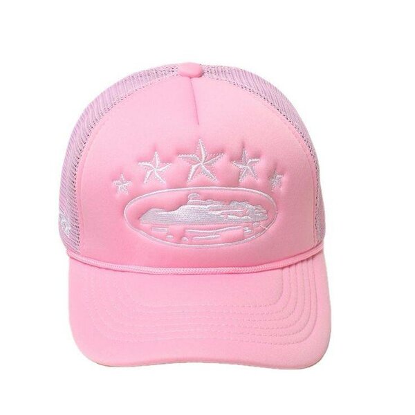 Casquette Trucker Rose Étoilée