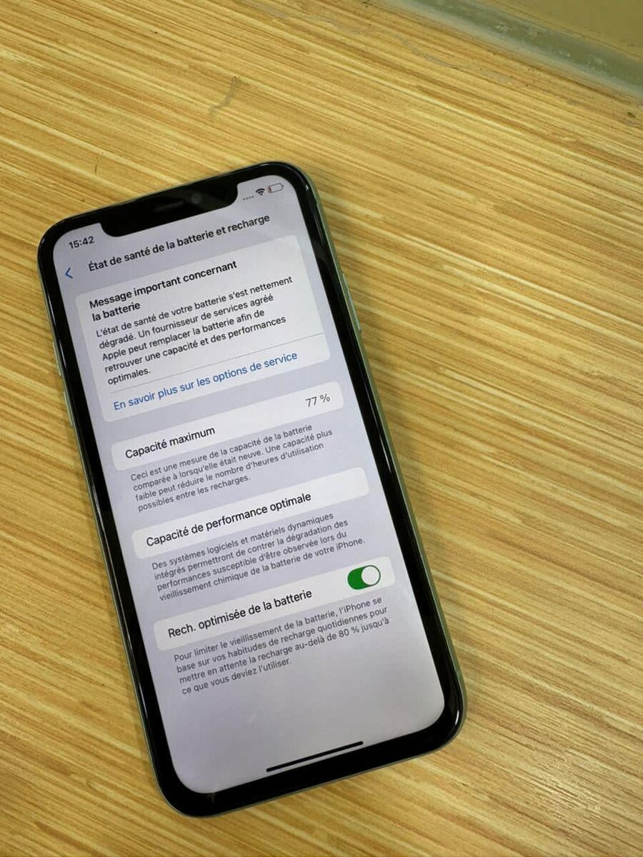 iphone 11 64giga écran changé
