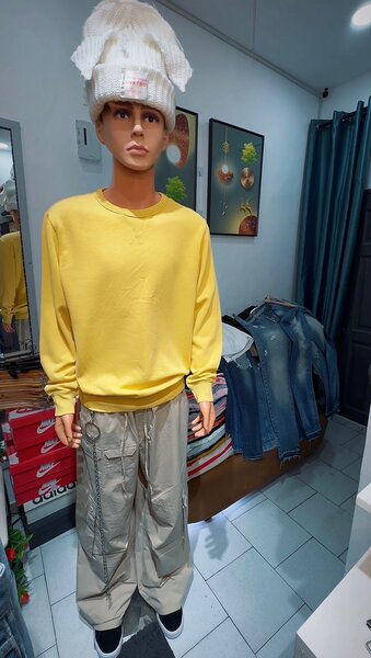 Pantalon cargo beige tendance