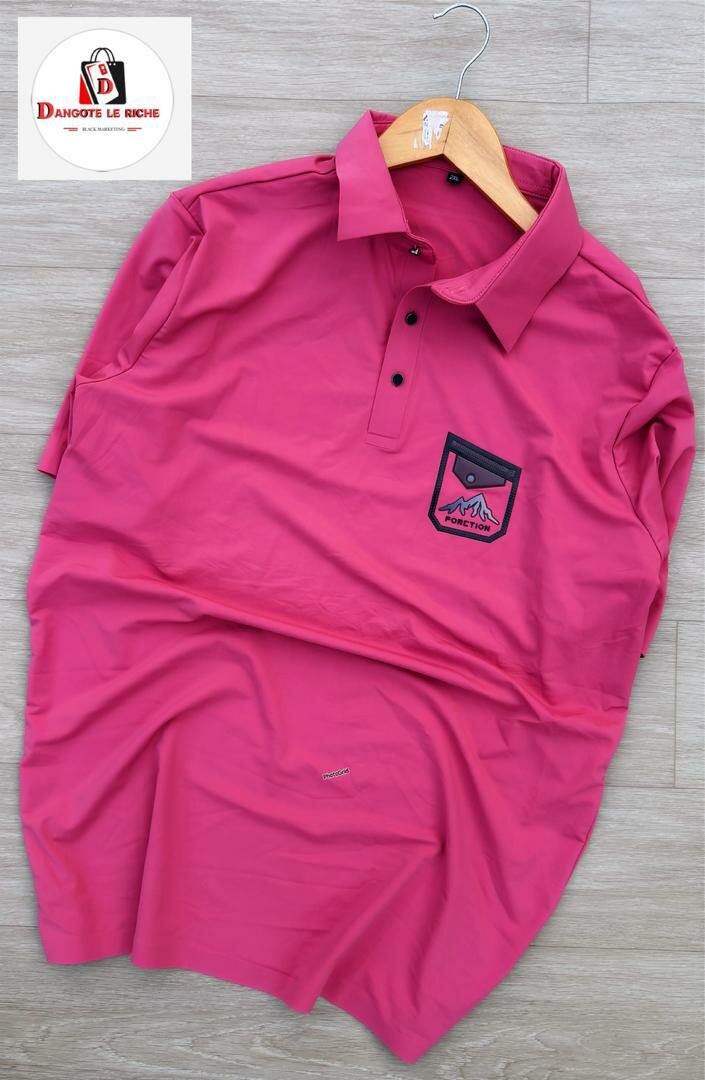 Polo rose chic pour hommes