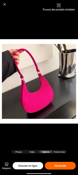 Sac à main élégant texturé