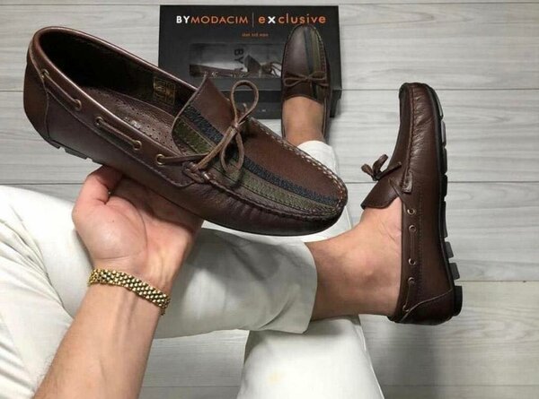 mocassins marron modacim