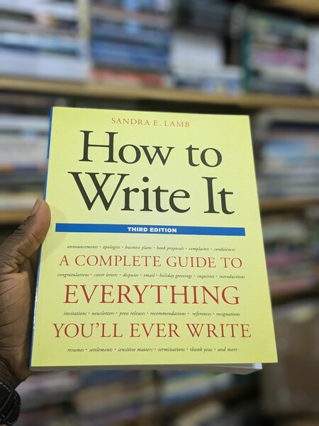 How to Write it