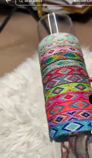 Bracelets brésiliens colorés