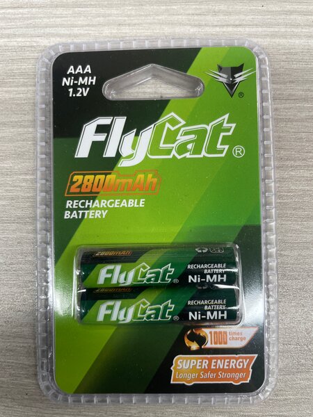 Pile Rechargeable FlyCat AAA 2800mAh