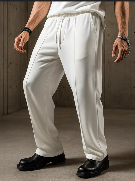 Pantalon Jogging Blanc Homme