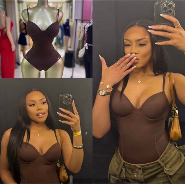 Body sculptant chocolat , noir