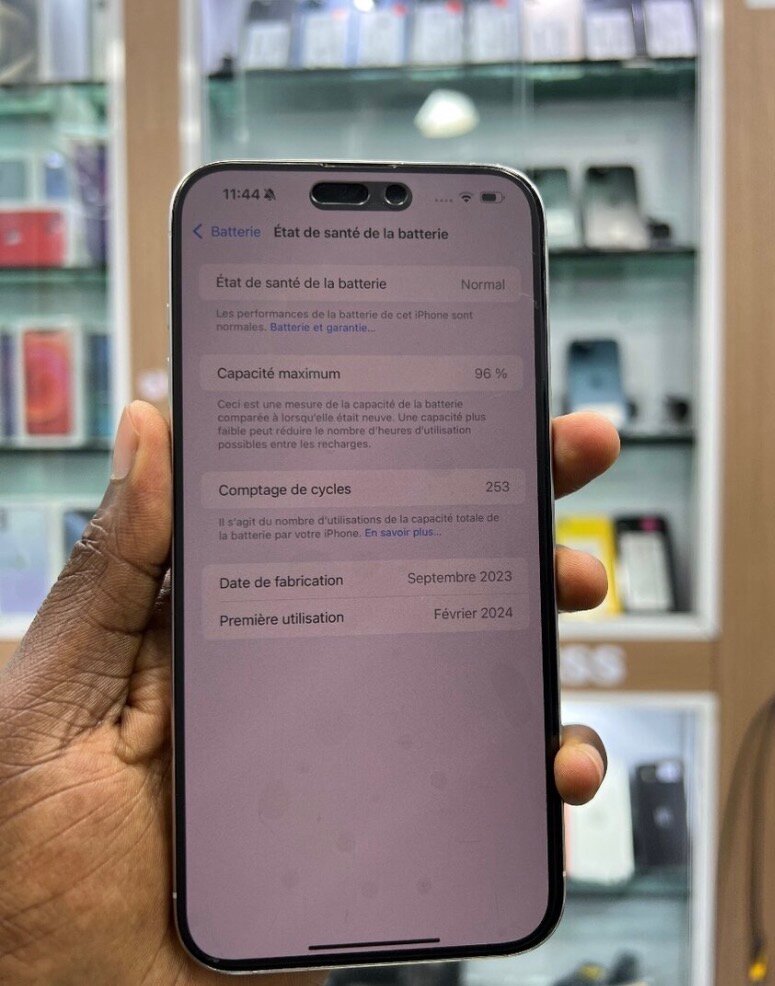 iPhone Blanc Haut de Gamme