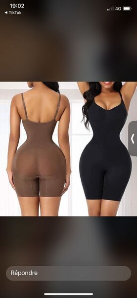 Body sculptant taille haute