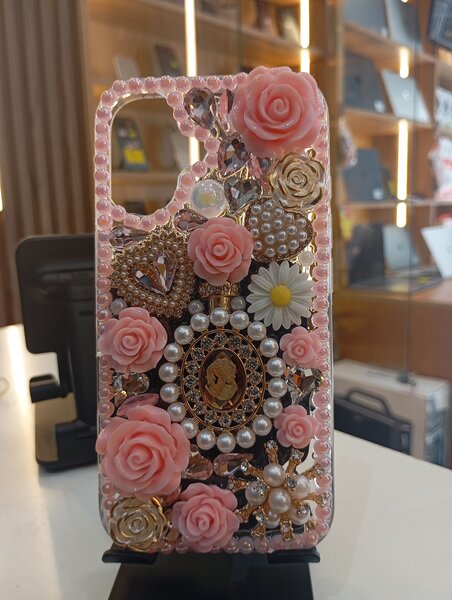 Hand made crystal phone case
