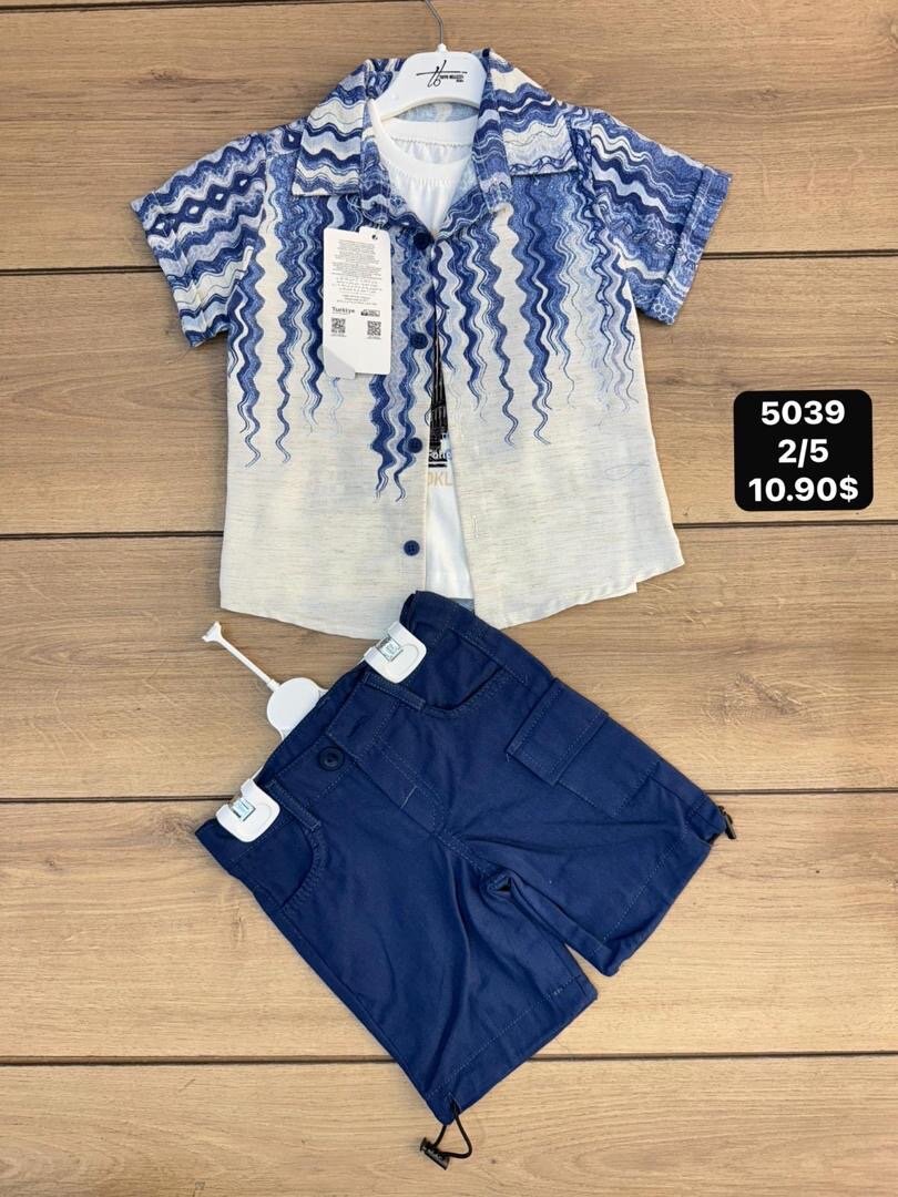 Ensemble été garçon chic