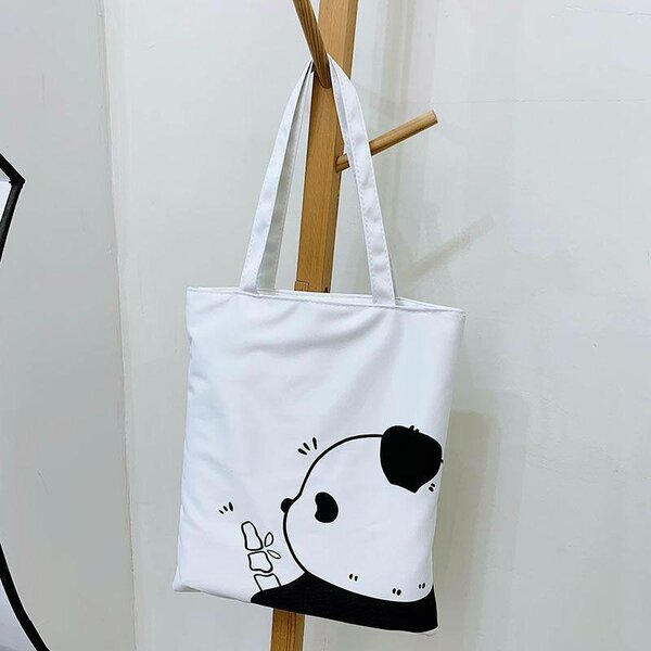 White Canvas Tote Bag