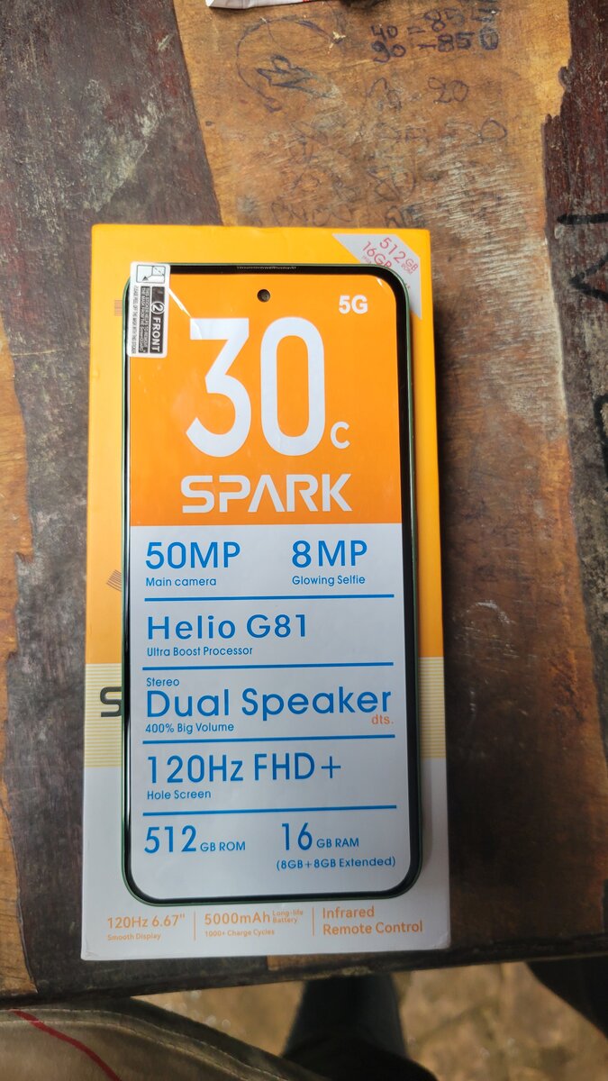 TECNO SPARK 30C 512GB 16GB RAM