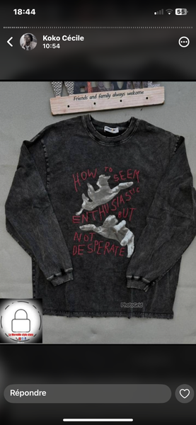 Sweatshirt Vintage Motif