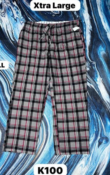 Women's comfortable plaid pajama pants