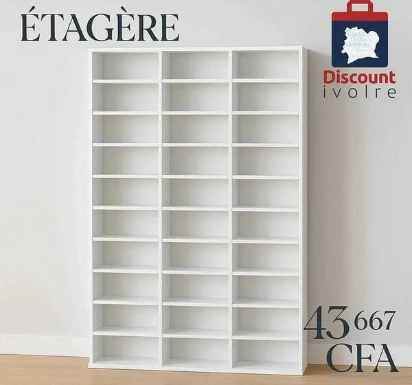 Grande étagère blanche