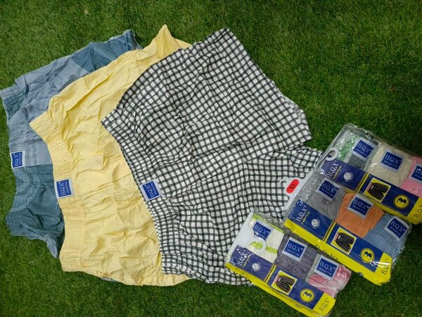 100% cotton boxers