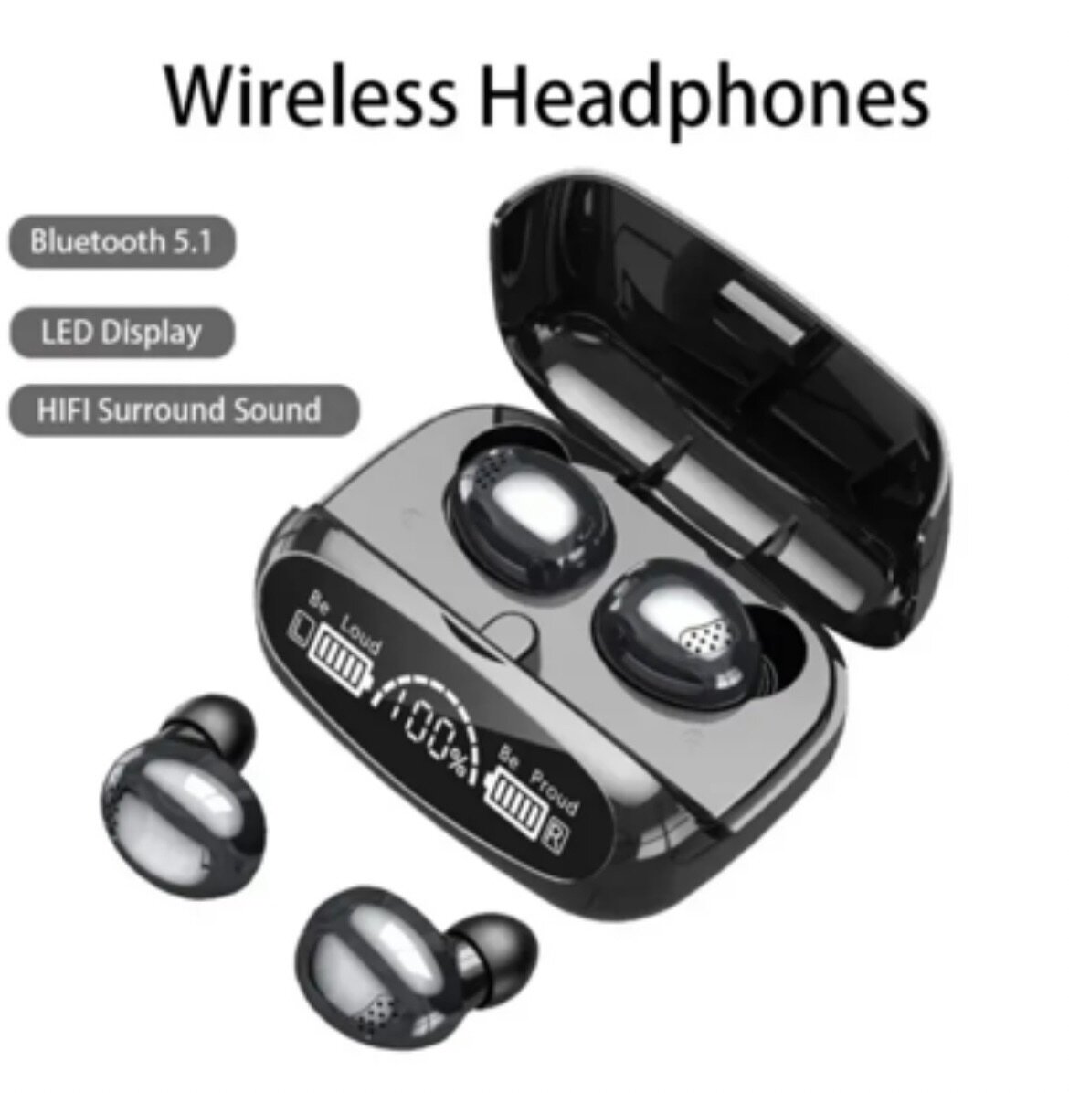 TWS M32 Wireless Earbuds Superior Sound with Stylish Design