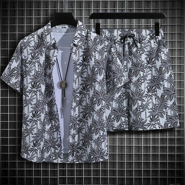 Men's Short Sleeve Shirt with Down