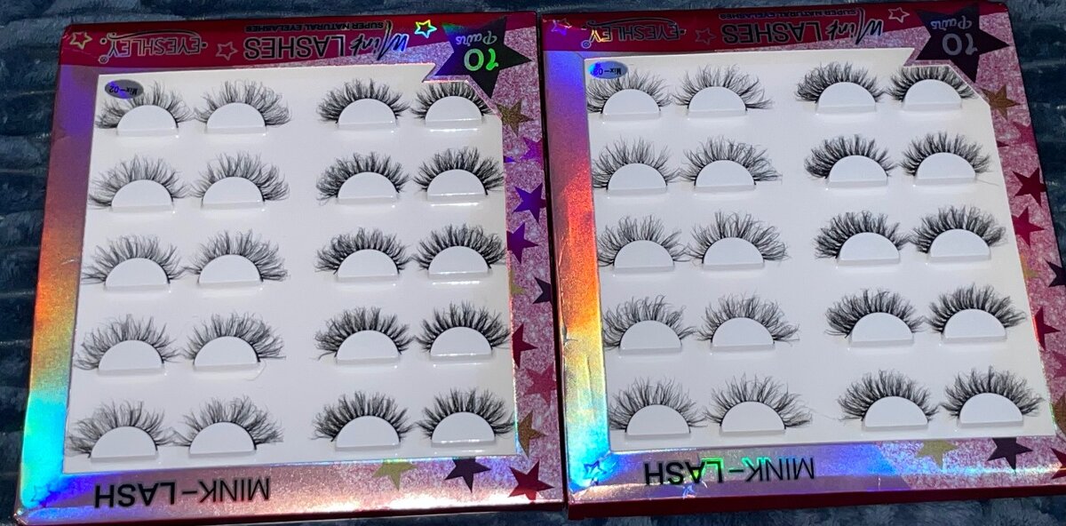 Cils Fausse Vison 10 Paires