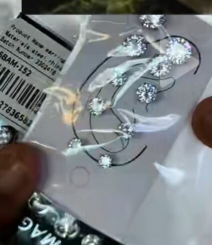 Boucles d'oreilles cristal élégantes