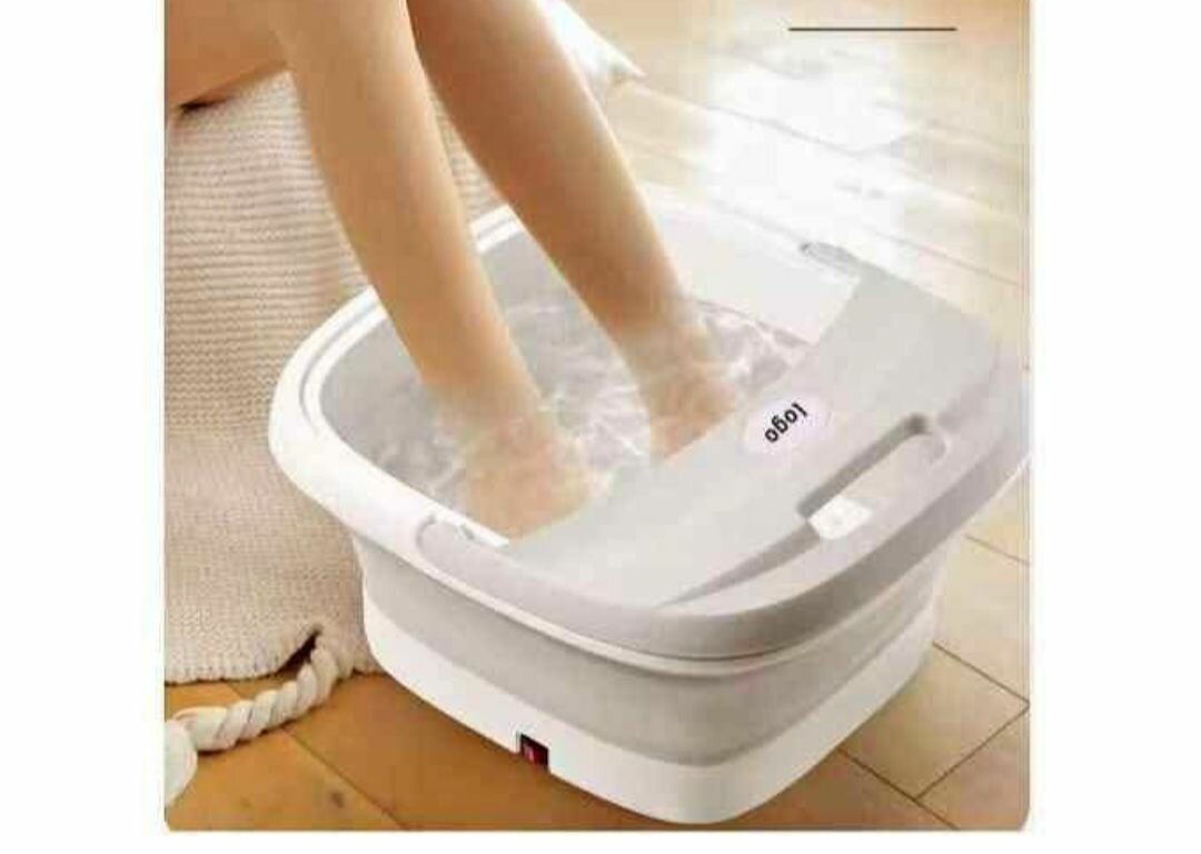 Bac à pied pliable électrique