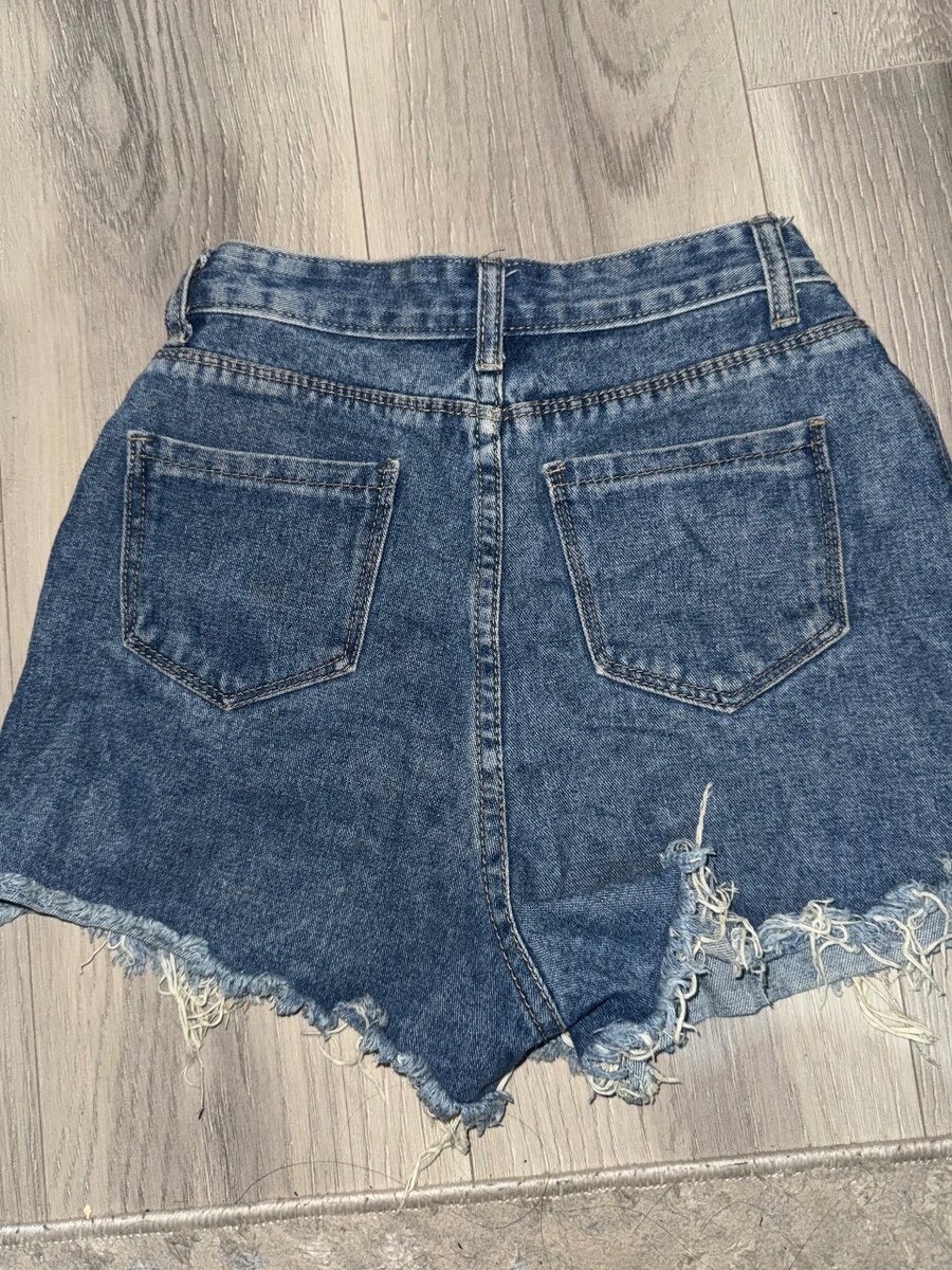 Джинсовая Юбка-шорты