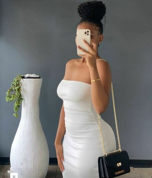 Robe longue bustier élégante