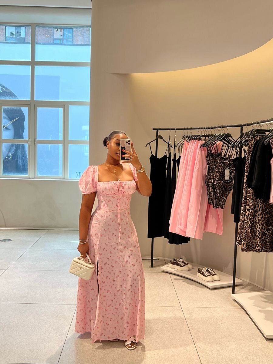 Robe Maxi Été à Manches Bouffantes