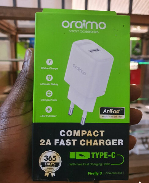 Oraimo Fast Charger 2A USB