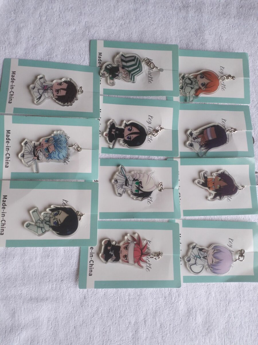 Bleach Chibi Keychains