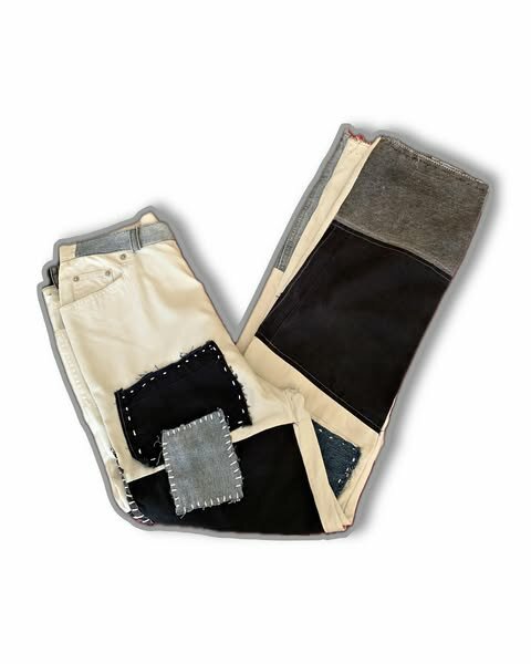 Custom Patchwork Pants - W30/32 (slimfit)