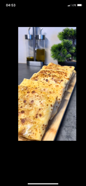 Crêpes délicieuses maison