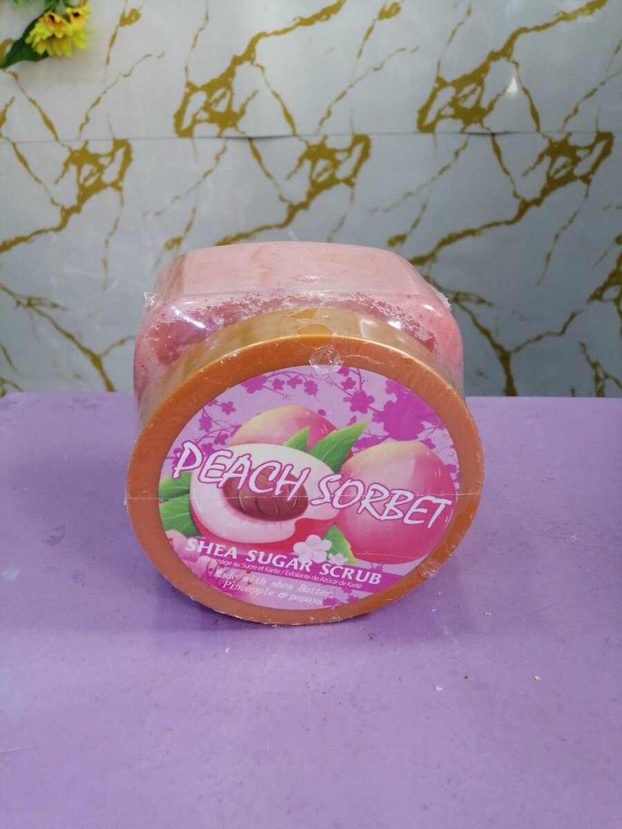 Gommage Sucre Pêche Sorbet