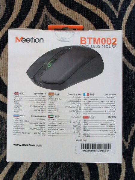 Souris sans fil Meetion BTM002
