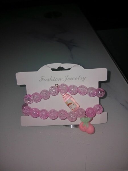 Bracelets en perles colorées