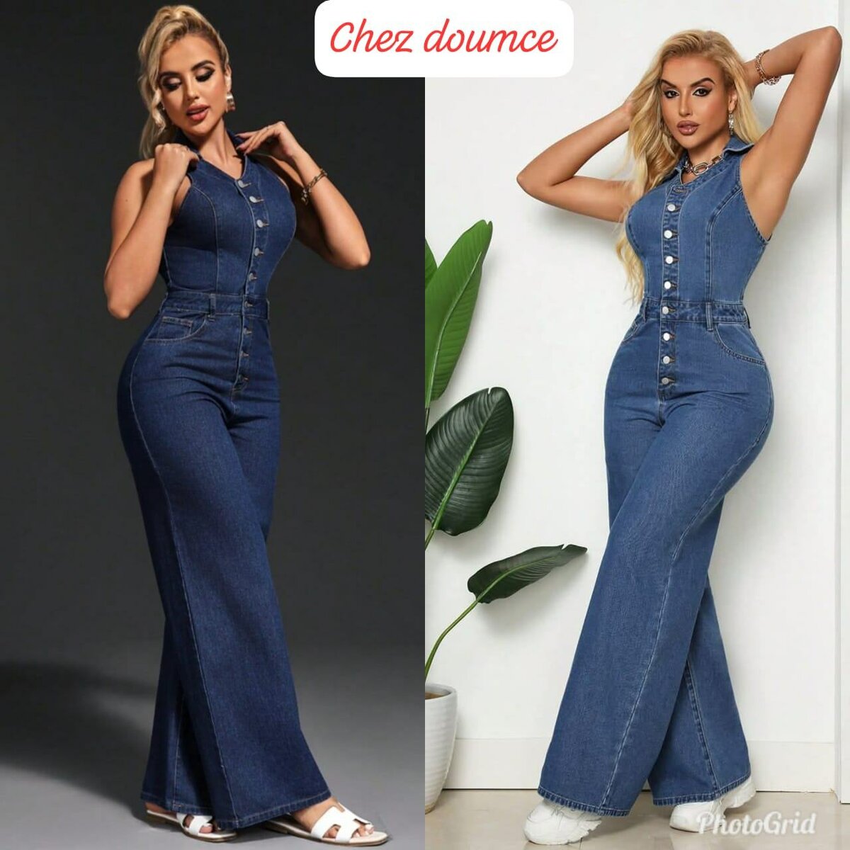 Combinaison en jean élégante