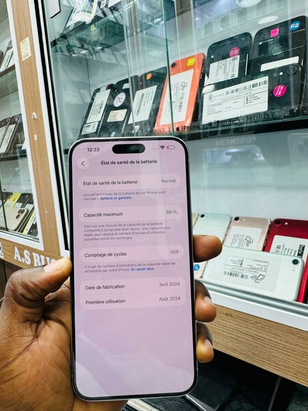 15pro max 256Go  2puce rapide