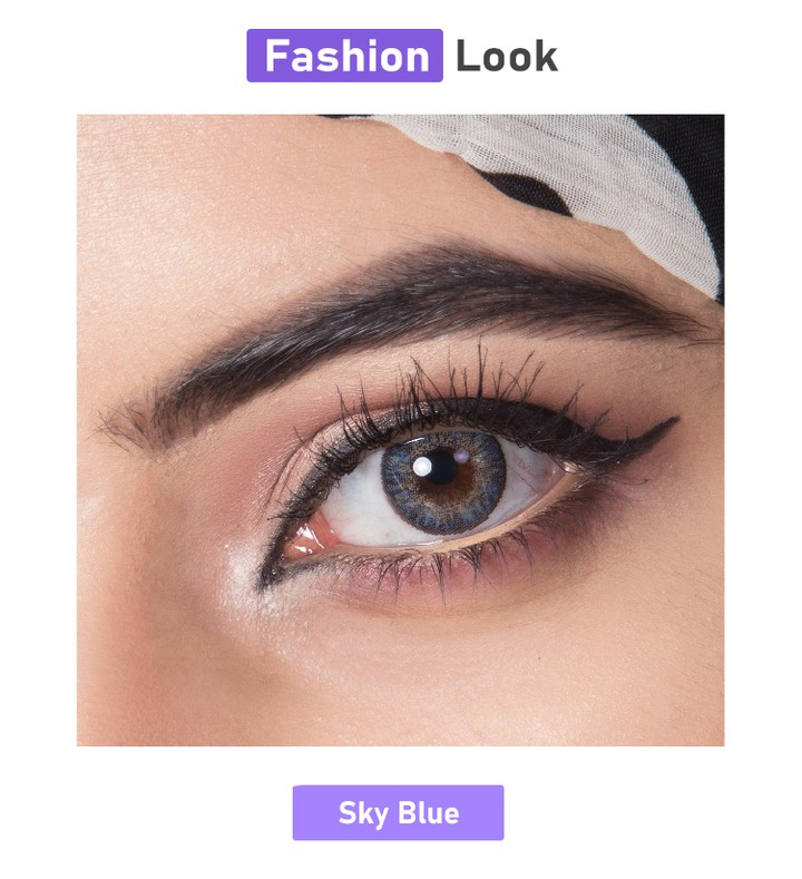 Fashion Look Lenses: Sky Blue