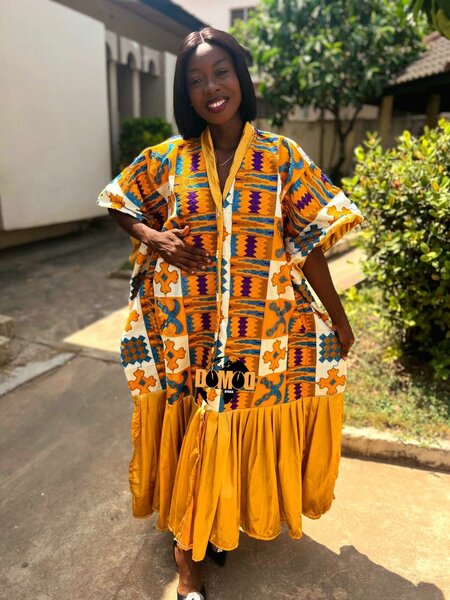 Kente + Silk bubu