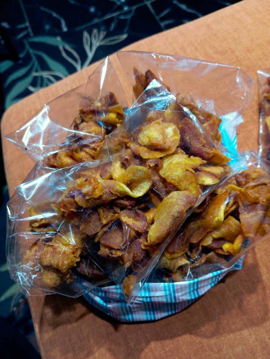 Chips de plantain croustillantes