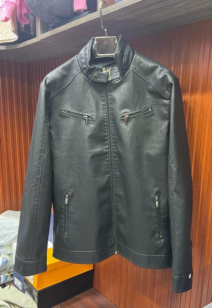 Veste en similicuir homme élégante