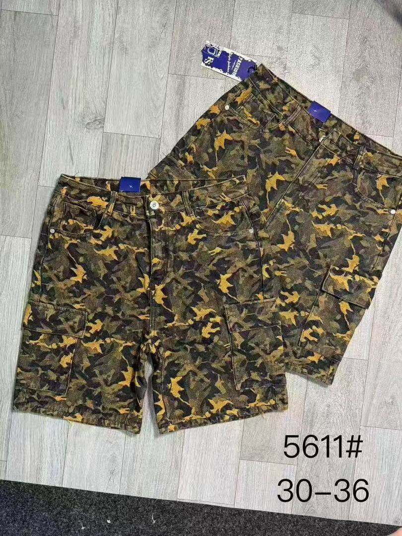 Shorts cargo camouflage homme