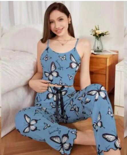 Pyjama Femme Papillons Confort
