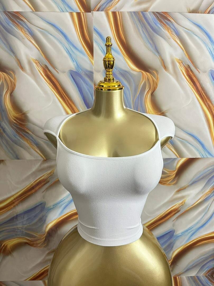 Top femme élégant brillant