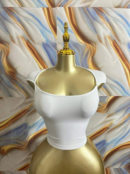 Top femme élégant brillant