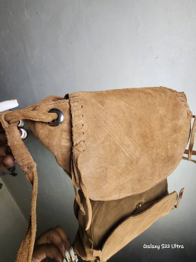 Brown Leather Handbag