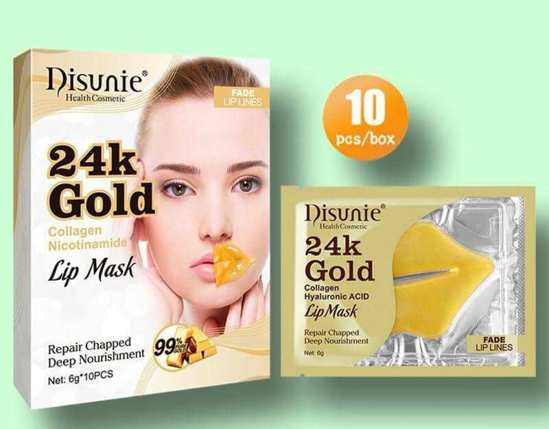 Disunie 24k gold lip masks( 10 pcs)
