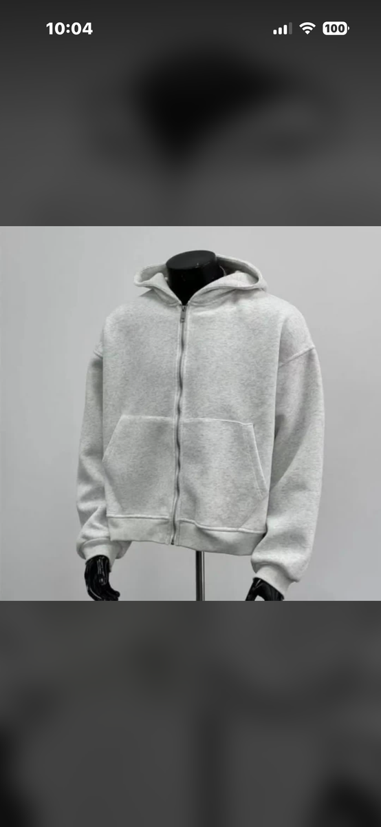 Sweat à capuche zippé homme