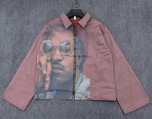 Veste unisexe avec imprimé artistique